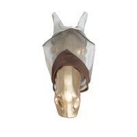 Fliegenschutzmaske Classic mit Ohren Kentucky Silber