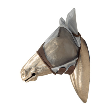 Fliegenschutzmaske Classic mit Ohren Kentucky Silber