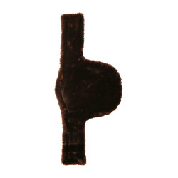 Abnehmbares Lammfell für Kentucky Bauchgurte Braun Abnehmbares Lammfell für Kentucky Bauchgurte Braun