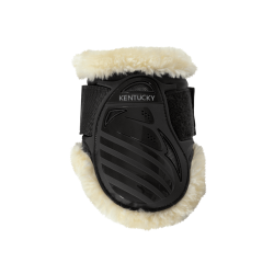 Fesselkopfschutz Jungpferde vegan Lammfell Kentucky Schwarz