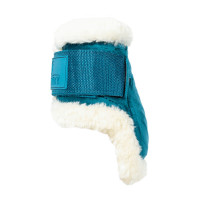 Sehnenstreichkappen junge Pferde Velvet veganes Lammfell Kentucky Smaragd Gr&amp;amp;amp;uuml;n