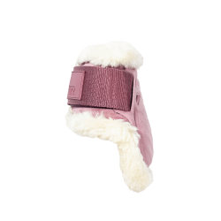 Sehnenstreichkappen junge Pferde Velvet veganes Lammfell Kentucky Altrosa