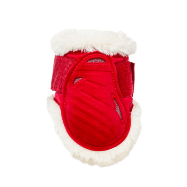 Protège-boulet jeunes chevaux Velvet mouton vegan Kentucky Rouge Protège-boulet jeunes chevaux Velvet mouton vegan Kentucky Rouge