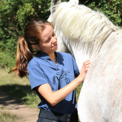 Polo Iliana Pénélope Blau / Grau