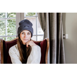 Glitzer-Mütze Kentucky Grau