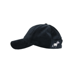 Baseballkappe Samt Sammy Kentucky Schwarz