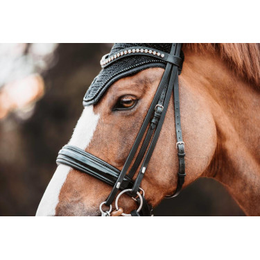 Wellington-Mütze Glitter Band Kentucky Schwarz Wellington-Mütze Glitter Band Kentucky Schwarz