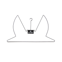 Mützenhalter - 5 Stk. Kentucky Schwarz