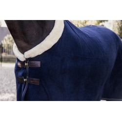 Show Fleece Heavy Abschwitzdecke Kentucky Marine Marineblau Show Fleece Heavy Abschwitzdecke Kentucky Marine Marineblau