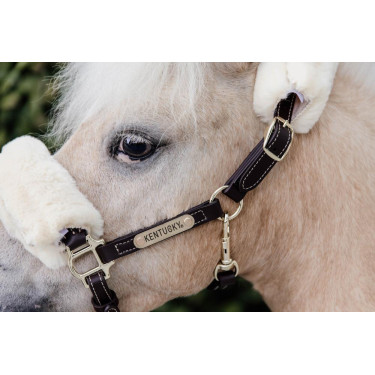 Lammfell-Halfter aus Leder Kentucky Lammfell-Halfter aus Leder Kentucky