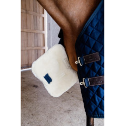 Gepolsterte Brustverlängerung veganes Schaffell Kentucky Marine Marineblau Gepolsterte Brustverlängerung veganes Schaffell Kentucky Marine Marineblau