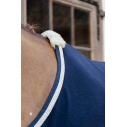 Fleece-Teppich Geflochtenes Seil Kentucky Marine Marineblau Fleece-Teppich Geflochtenes Seil Kentucky Marine Marineblau