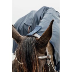 Pferderegenmantel Hurricane mit Steigbügelöffnungen Kentucky Marine Marineblau