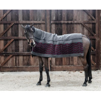 Couverture Séchante Carré Heavy Fishbone Kentucky Bordeaux
