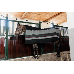 Trockendecke Square Heavy Stripes Kentucky Schwarz