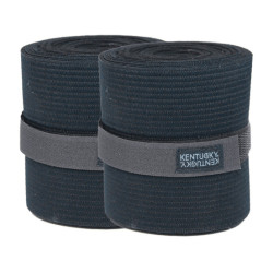 Polo-Bandagen Polar Fleece & Elastisch Kentucky Schwarz