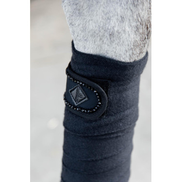 Polo Bandagen Polar Fleece Pearls Kentucky Schwarz