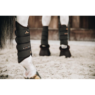 Hintere Air Tech Eventing Gamaschen Kentucky Braun