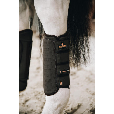 Hintere Air Tech Eventing Gamaschen Kentucky Braun