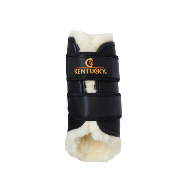 Geschlossene Gamaschen Leder vorne Kentucky Schwarz Geschlossene Gamaschen Leder vorne Kentucky Schwarz