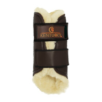 Geschlossene Gamaschen Leder vorne Kentucky Braun