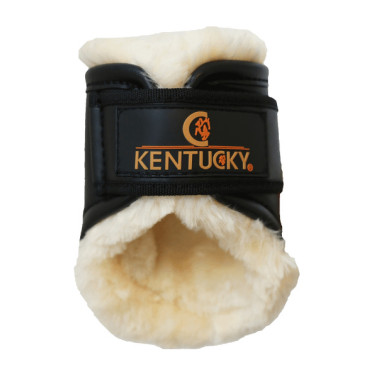 Geschlossene Gamaschen Hintere kurze Leder Kentucky Schwarz