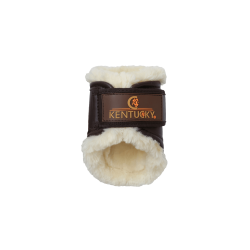 Geschlossene Gamaschen Hintere kurze Leder Kentucky Braun