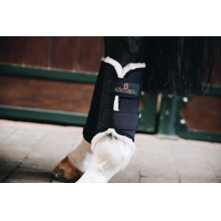 Geschlossene Gamaschen Solimbra hinten Kentucky Schwarz