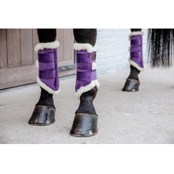 Geschlossene Gamaschen Velvet Contrast Kentucky Königliches Mauve Lila