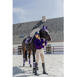 Geschlossene Gamaschen Velvet Contrast Kentucky Königliches Mauve Lila