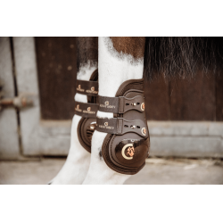 Fesselkopfgamaschen Moonboots Max elastisch Kentucky Braun