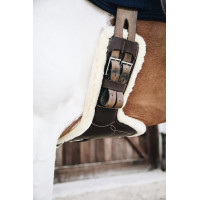 Kurzer Bauchgurt Schaffell Kentucky Braun
