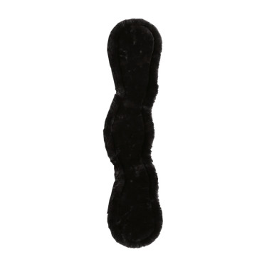Abnehmbares Schaffell für kurze anatomische Gurt Kentucky Schwarz