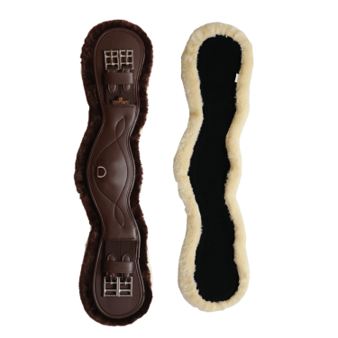 Anatomischer Kurzgurt Schaffell Kentucky Braun Anatomischer Kurzgurt Schaffell Kentucky Braun