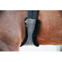 Abnehmbares Lammfell für anatomischen Gurt Kentucky Schwarz Abnehmbares Lammfell für anatomischen Gurt Kentucky Schwarz