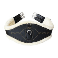 Anatomischer Gurt Schaffell Kentucky Schwarz