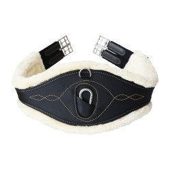 Anatomischer Gurt Schaffell Kentucky Schwarz