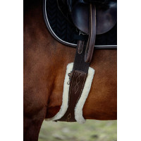 Anatomischer Gurt Schaffell Kentucky Schwarz