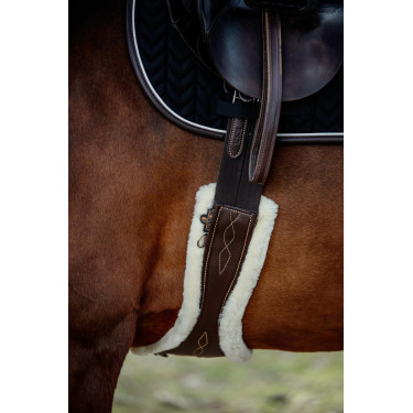 Anatomischer Gurt Schaffell Kentucky Braun