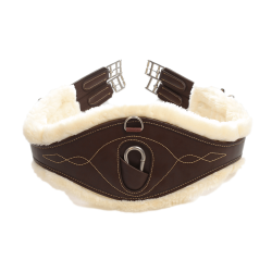 Anatomischer Gurt Schaffell Kentucky Braun