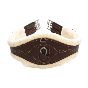Anatomischer Gurt Schaffell Kentucky Braun