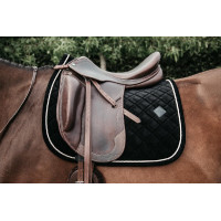 Satteldecke Corduroy Dressur Kentucky Schwarz