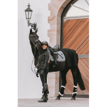 Satteldecke Hahnentritt Dressur Kentucky Schwarz Satteldecke Hahnentritt Dressur Kentucky Schwarz