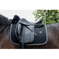 Satteldecke Skin Friendly Star Quilting Dressur Kentucky Schwarz