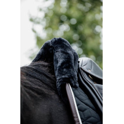 Satteldecke Skin Friendly Star Quilting Dressur Kentucky Schwarz