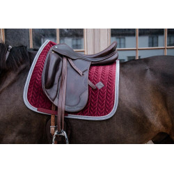 Satteldecke Velvet Contrast Dressur Kentucky Satteldecke Velvet Contrast Dressur Kentucky