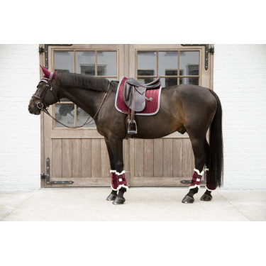 Satteldecke Velvet Contrast Dressur Kentucky Satteldecke Velvet Contrast Dressur Kentucky