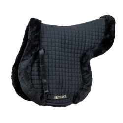 Satteldecke Hunter Vegan-Lammfell Jumping Kentucky Schwarz