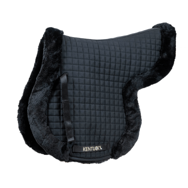 Satteldecke Hunter Vegan-Lammfell Jumping Kentucky Schwarz