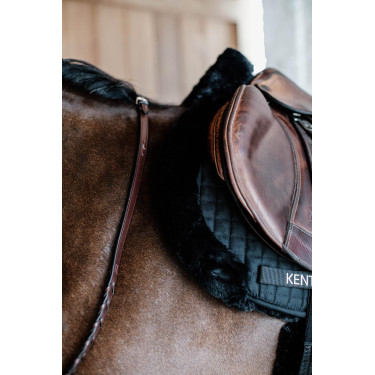 Satteldecke Hunter Vegan-Lammfell Jumping Kentucky Schwarz